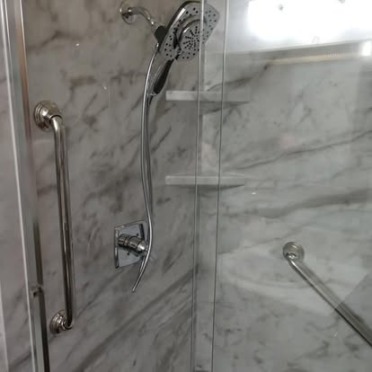 Modern Shower Bathroom Remodel — 318 Tile Pro