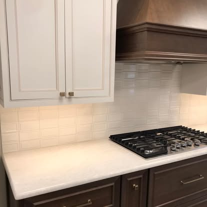 Modern kitchen remodel by 318 Tile Pro