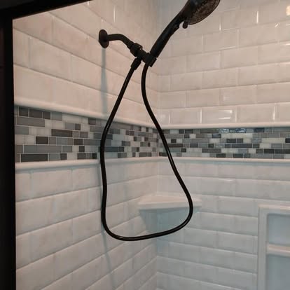 Modern Shower Bathroom Remodel40 N — 318 Tile Pro